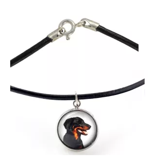 Berger de Beauce, Beauceron - Halskette in einer Schachtel, elegante Verzierung, Anhänger der Marke Art-Dog