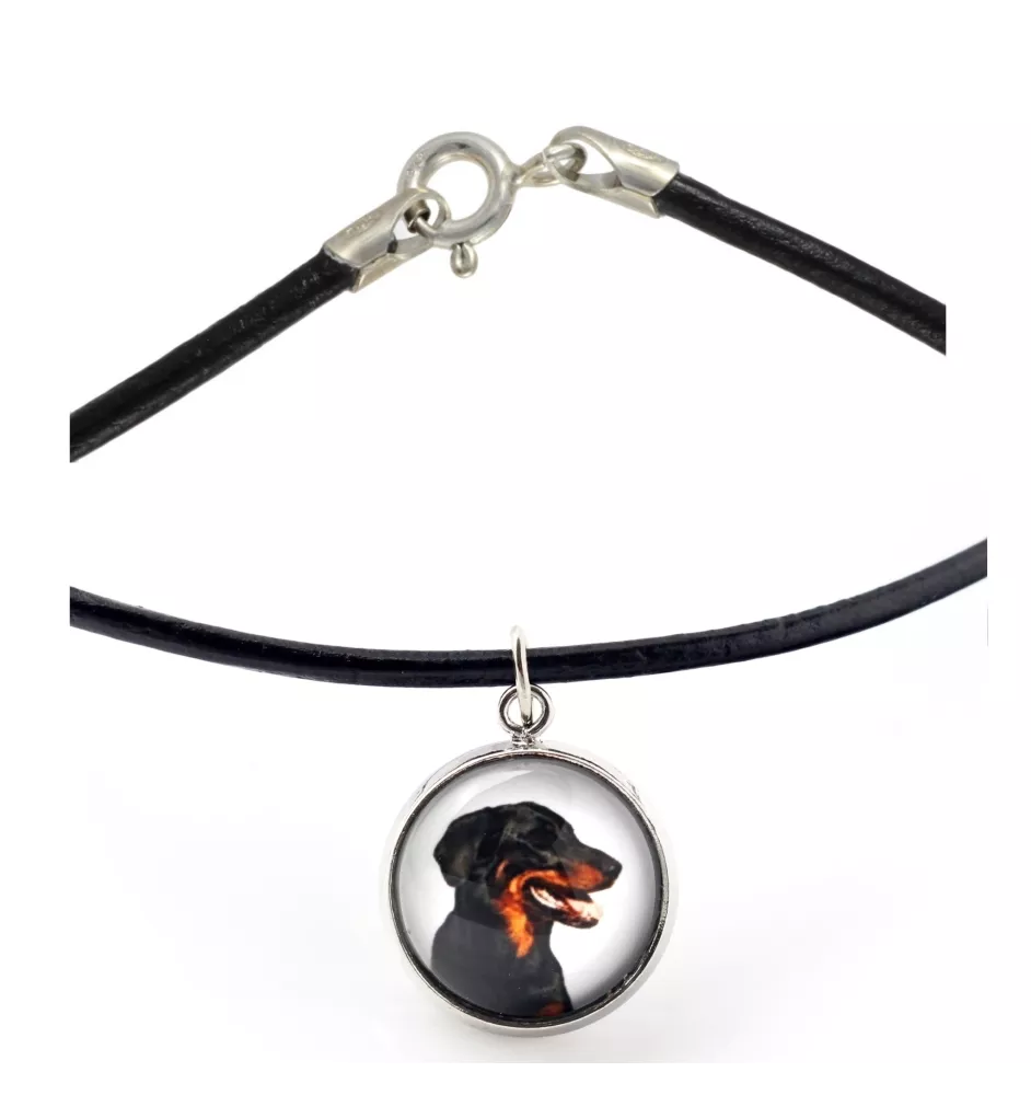 Berger de Beauce, Beauceron - Halskette in einer Schachtel, elegante Verzierung, Anhänger der Marke Art-Dog