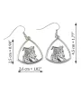 Berger de Beauce, Beauceron, Beauce Sheep Dog - dog earrings, hanging earrings with a picture, personalized jewelry with Art-Dog brand print