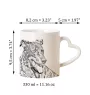 Berger de Beauce, Beauceron, Beauce Sheep Dog - cup with a dog, adorable cup with a heart-shaped handle, universal gift from the Art-Dog brand