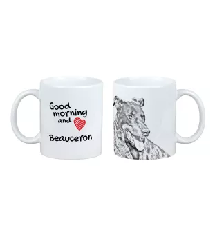 Berger de Beauce, Beauceron, Beauce Sheep Dog - cup with a dog, cup with a photo, personalized gift from the Art-Dog brand