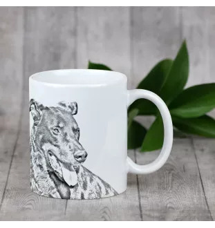 Beauceron, berger de Beauce, berger francais, bas-rouge - tasse avec chien, tasse avec photo, cadeau personnalisé de la marque Art-Dog