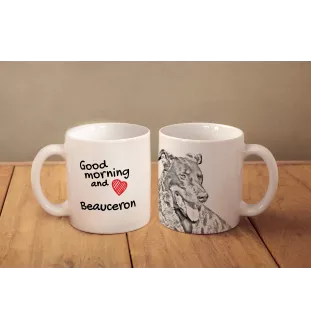 Berger de Beauce, Beauceron, Beauce Sheep Dog - cup with a dog, cup with a photo, personalized gift from the Art-Dog brand