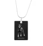 Berger de Beauce, Beauceron, Beauce Sheep Dog - Crystal pendant with dog, silver necklace with photo, personalised pendant by Art-Dog brand