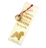 Bichon Frise, Bichon Tenerife, Bichon a poil frise - dog bookmark, personalized bookmark, dog gadget for Art-Dog brand readers