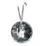 Biewer Yorkshire Terrier medal kryształowy z psem Art-Dog