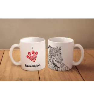 Berger de Beauce, Beauceron, Beauce Sheep Dog - cup with a dog, cute cup with graphics, a gift with your photo from the Art-Dog brand