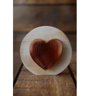 Bichon Frise, Bichon Tenerife, Bichon a poil frise - wooden LOVE sign, interior decoration with a dog, charming ornament for the shelf by Art-Dog brand