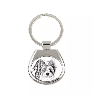 Biewer Yorkshire terrier - porte-clés avec chien, porte-clés imprimé, breloque personnalisée de la marque Art-Dog