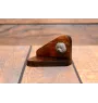 Bichon Frise, Gelockter Bichon, Tenneriffahündchen - Holzkerzenhalter mit Hund, Teelichthalter, Gedenkstätte für den Hund der Marke Art-Dog
