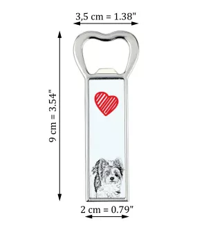 Biewer Terrier, Biewer Yorkshire Terrier - Flaschenöffner mit Hund, personalisierter Flaschenöffner für den Kühlschrank, ein einzigartiges Geschenk für Männer von der Marke Art-Dog