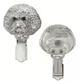 Bichon Frise, Bichon Tenerife, Bichon a poil frise - brooch with a clip, holder for a start number, silver-plated dog show pin from the Art-Dog brand