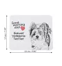 Biewer Terrier, Biewer Yorkshire Terrier - Mauspad mit Druck, personalisiertes Mauspad mit Hund, einzigartiges Gadget für Büroangestellte von Art-Dog.