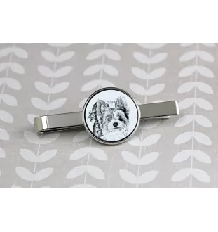 Biewer Yorkshire terrier - épingle à cravate avec chien, pince à cravate personnalisée, cadeau unique pour homme de la marque Art-Dog