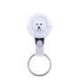 Bichon Frise, Gelockter Bichon, Tenneriffahündchen - Schlüsselanhänger mit dem Bild eines Hundes, Anhänger mit dem eigenen Grafikdesign der Marke Art-Dog