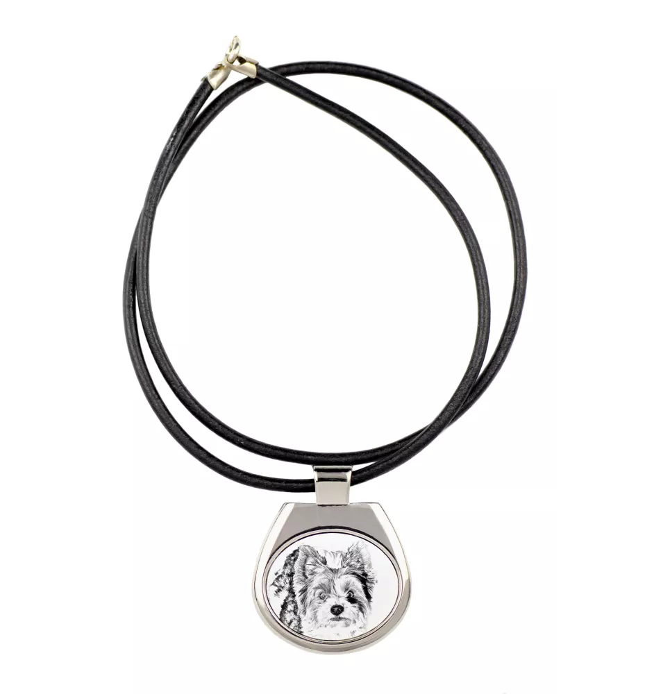 Biewer Yorkshire Terrier - dog necklace, personalized pendant with a photo, unique necklace for women and men by Art-Dog brand