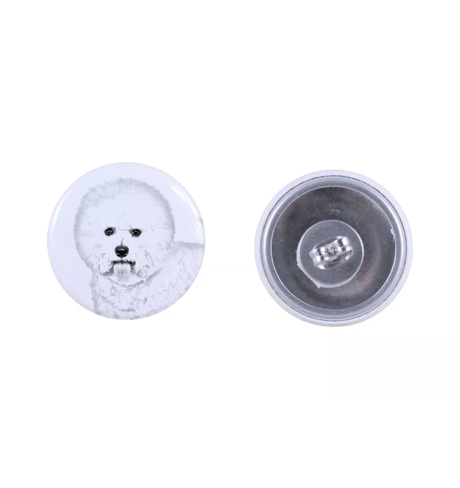 Bichon Frise kolczyki z psem mały Art-Dog