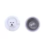 Bichon a poil frise, Bichon Frise, Bichon Tenerife - boucles d'oreilles uniques avec un chien, votre animal de compagnie sur un porte-clés, marque propre Art-Dog