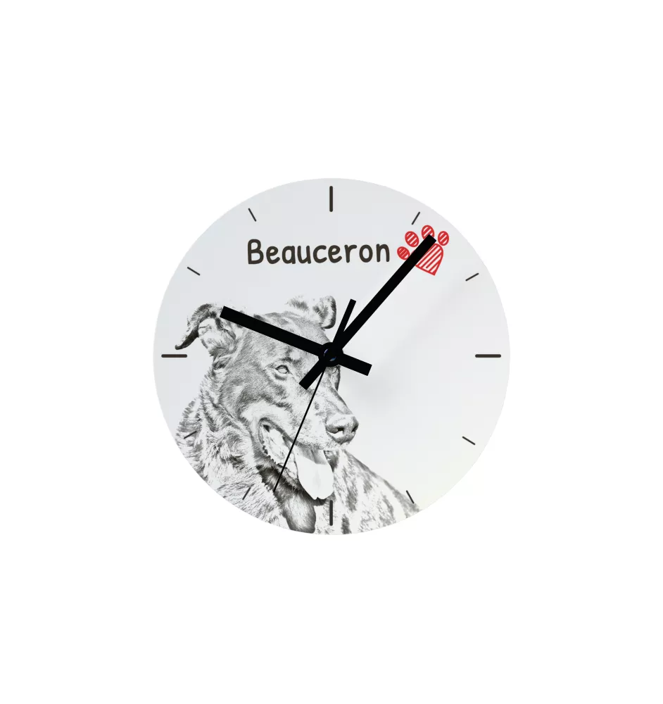 Biewer Yorkshire Terrier - wall clock with a dog, shelf clock with a print, personalized home decoration from the Art-Dog brand