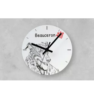 Biewer Terrier, Biewer Yorkshire Terrier - Wanduhr mit Hund, Regal Uhr mit Druck, personalisierte Hausdekoration von Art-Dog.