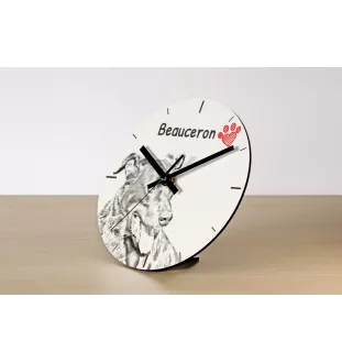 Biewer Terrier, Biewer Yorkshire Terrier - Wanduhr mit Hund, Regal Uhr mit Druck, personalisierte Hausdekoration von Art-Dog.