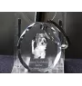 Biewer Yorkshire Terrier - pendant with a photo of a dog, crystal key ring in a gift box, a unique gift by Art-Dog