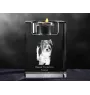 Biewer Yorkshire Terrier świecznik kryształowy z psem Art-Dog