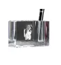 Biewer Yorkshire Terrier penholder kryształowy z psem Art-Dog