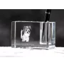 Biewer Yorkshire Terrier penholder kryształowy z psem Art-Dog