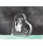 Biewer Terrier, Biewer Yorkshire Terrier - Kristalluhr mit einem Hundebild, Herzregal-Uhr, personalisierte Standuhr der Marke Art-Dog