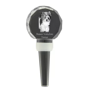 Biewer Yorkshire Terrier grubszy stopper do wina z psem Art-Dog