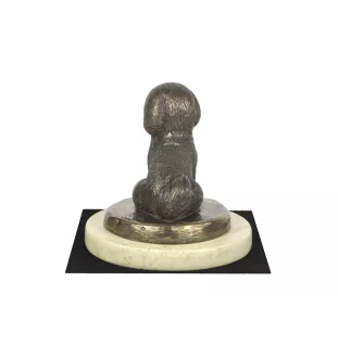Bichon Frise, Bichon Tenerife, Bichon a poil frise - dog figurine, dog silhouette figurine, trophy for Art-Dog dog show exhibition