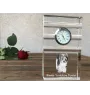Biewer Yorkshire Terrier zegar trój-paskowy z psem Art-Dog