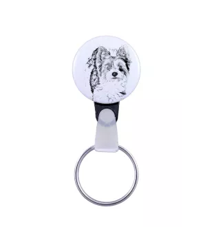Biewer Terrier, Biewer Yorkshire Terrier - Schlüsselanhänger mit dem Bild eines Hundes, Anhänger mit dem eigenen Grafikdesign der Marke Art-Dog