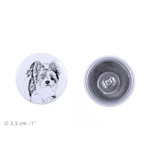 Biewer Yorkshire Terrier kolczyki z psem mały Art-Dog