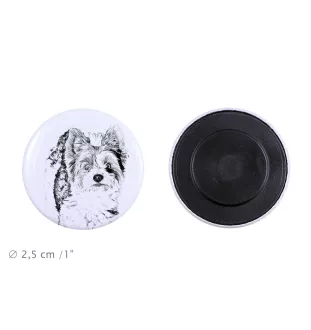Biewer Yorkshire Terrier - magnet with a dog's pupil, exceptionally light, strong magnet, handmade product by the Art-Dog brand
