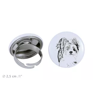 Biewer Yorkshire Terrier - women's jewelry with a dog portrait, handmade product, possibility to add your own photo, Art-Dog brand