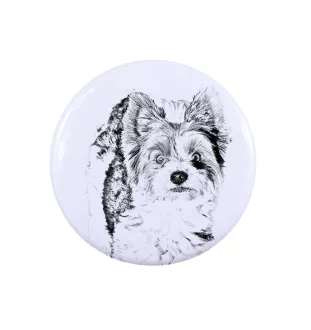 Biewer Terrier, Biewer Yorkshire Terrier - Anstecknadel mit Ihrem Hund, fügen Sie Ihr eigenes Foto hinzu, Marke Art-Dog