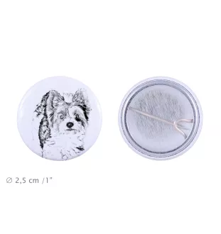 Biewer Yorkshire Terrier - pin with your dog, add your own photo, Art-Dog brand