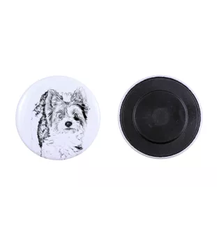 Biewer Yorkshire Terrier magnes z psem duży Art-Dog