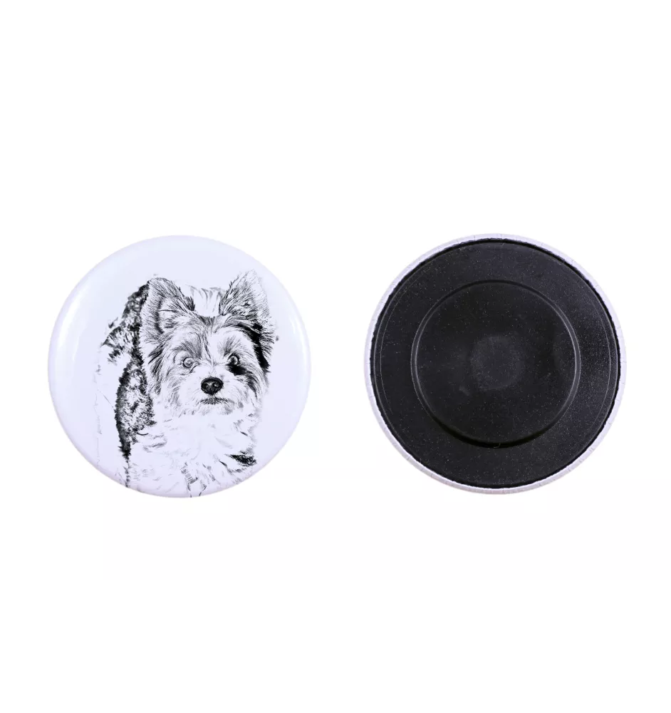 Biewer Yorkshire Terrier magnes z psem duży Art-Dog