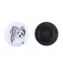 Biewer Yorkshire terrier - aimant avec un œil de chien, exceptionnellement léger, aimant puissant, produit fabriqué à la main par la marque Art-Dog