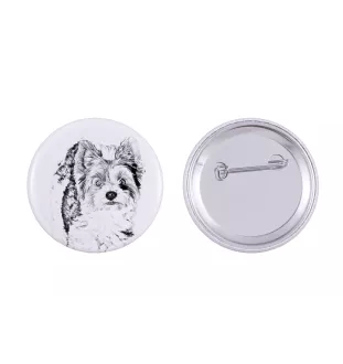 Biewer Yorkshire Terrier - pin with your dog, add your own photo, Art-Dog brand