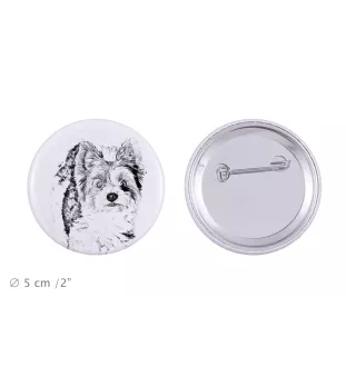 Biewer Yorkshire Terrier - pin with your dog, add your own photo, Art-Dog brand