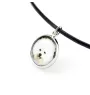 Bichon a poil frise, Bichon Frise, Bichon Tenerife - ensemble de bijoux avec votre photo, ensemble fait à la main, bracelet et collier de la marque Art.-Dog