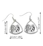 Biewer Yorkshire Terrier - dog earrings, hanging earrings with a picture, personalized jewelry with Art-Dog brand print