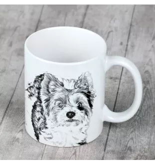Biewer Yorkshire Terrier kubek z psem good morning Art-Dog