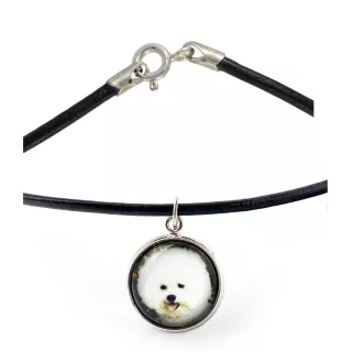 Bichon a poil frise, Bichon Frise, Bichon Tenerife - collier dans une boîte, élégant bijou, pendentif de la marque Art-Dog