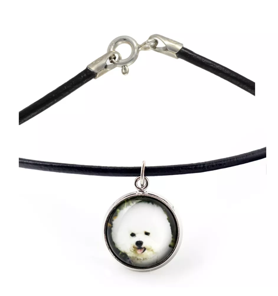 Bichon a poil frise, Bichon Frise, Bichon Tenerife - collier dans une boîte, élégant bijou, pendentif de la marque Art-Dog