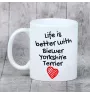 Biewer Yorkshire terrier - tasse avec chien, tasse avec photo, cadeau personnalisé de la marque Art-Dog